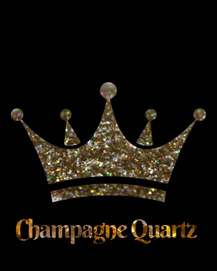 Bossed Gems “Champagne Quartz” Loose Glitter